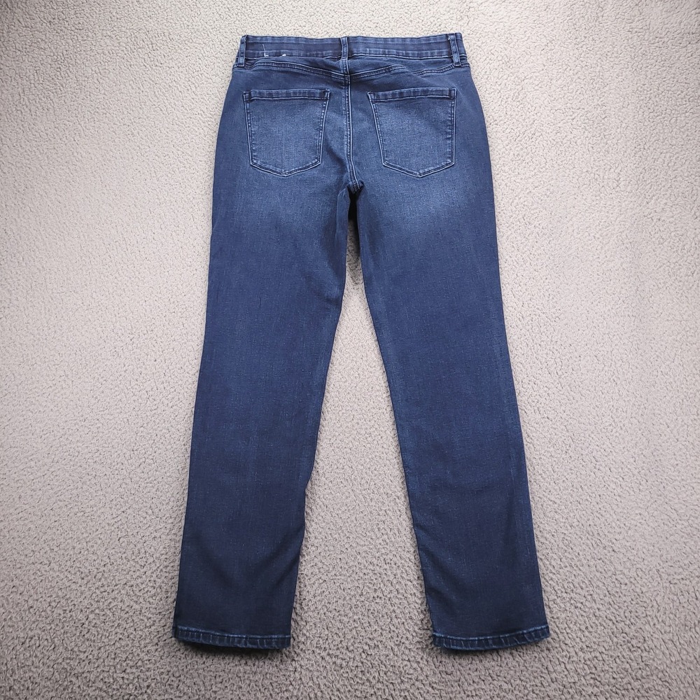 WHBM Jeans Size 8 Slim Ankle Mid Rise Medium Wash Stretch Denim 29x26